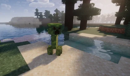 Криппер с модом Dawn API