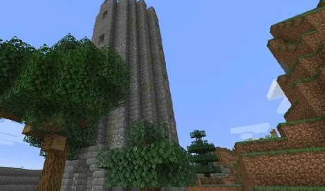 Постройка из мода Dungeons Plus