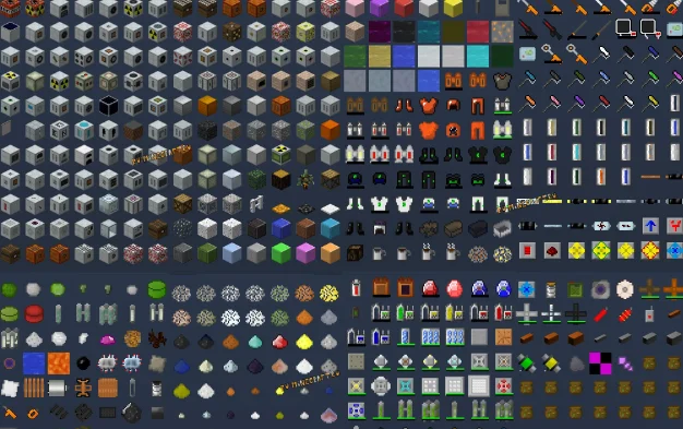 Все предметы из мода