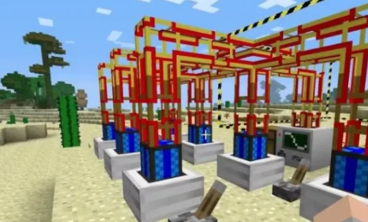 Структура из мода Tesla Core Lib