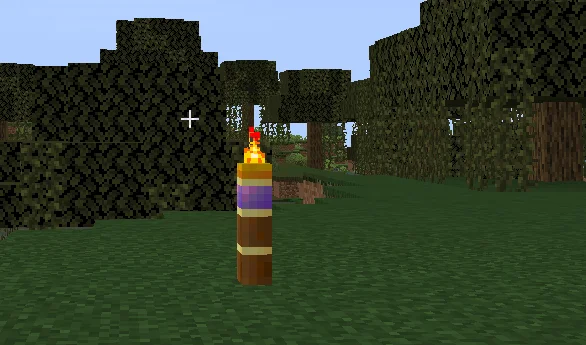 Аметистовый факел из мода Magnum Torch
