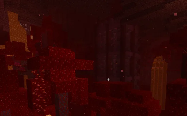 Красный биом из мода Hearths