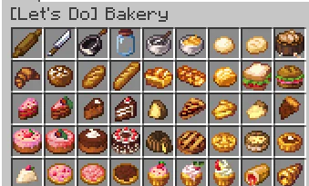 Еда из мода Bakery