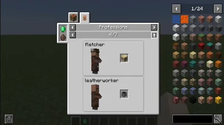 Флетчер и кожевник из мода Roughly Enough Professions