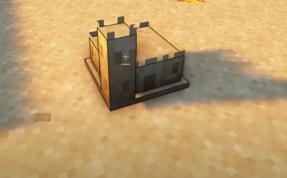 Процесс создания песочной башни из мода Beachparty