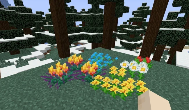 Полянка цветов с модом Flower Patch