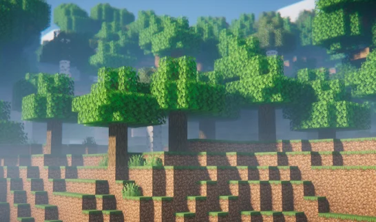 Лес с модом Resourceful Lib