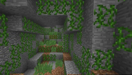 Пещера из мода CaveBiomeAPI