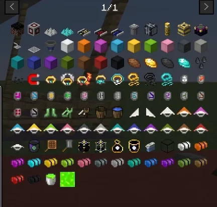 Все предметы из мода Kibe Utilities