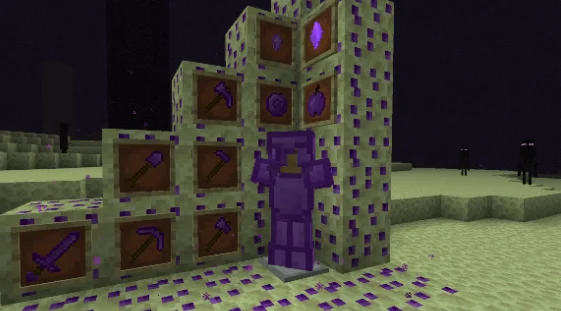 Предметы из руды с модом TschippLib