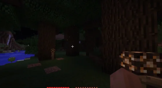 Ночной лес с модом TschippLib