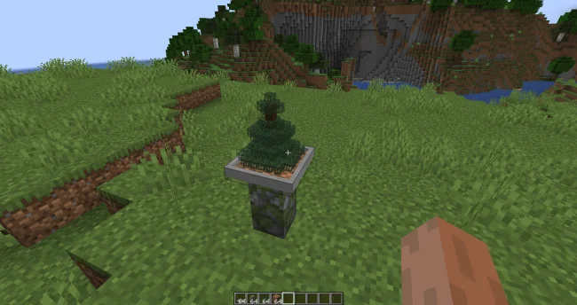 Выращивание ели с модом Bonsai Trees 3