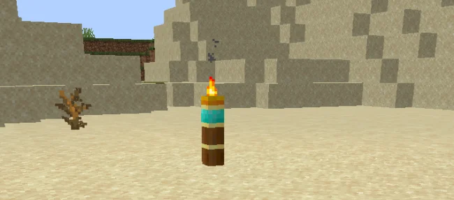 Алмазный факел из мода Magnum Torch