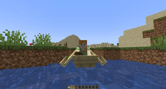 Прыжок на лодке из мода Jumpy Boats