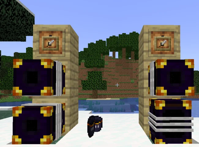 Конструкция из мода EnderTanks