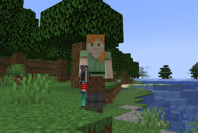 Оружие из мода Mining Gadgets