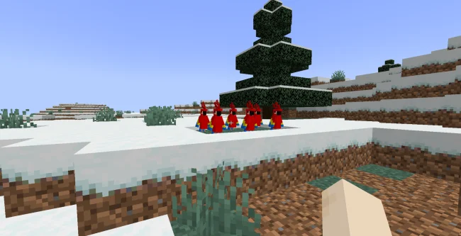 Попугаи из мода Plushie Mod