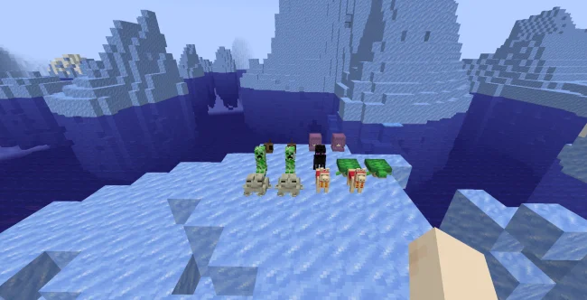 Различные игрушки из мода Plushie Mod