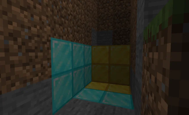 Золотые и алмазные блоки из мода Presence Footsteps