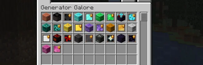 Предметы из мода Generator Galore