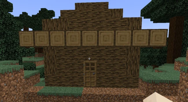 Деревянный дом с модом Sinytra Connector