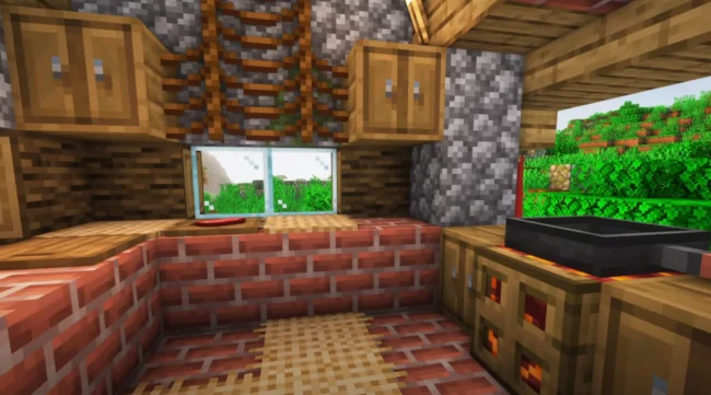 Кухня из мода Chefs Delight внутри