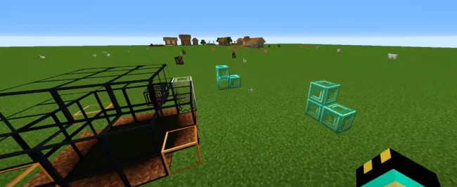 Постройка из различных блоков стекла с модом Glassential