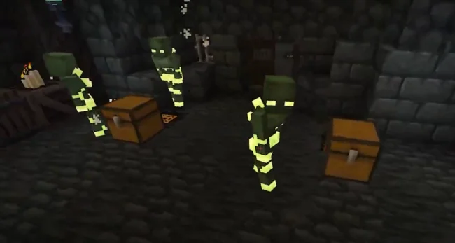 Мобы из мода Mine Cells