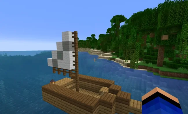 Корабль из мода Additional Structures