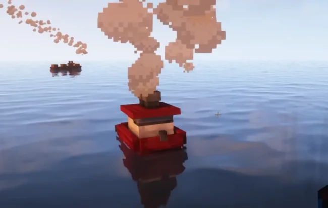 Корабль из мода Little Logistics