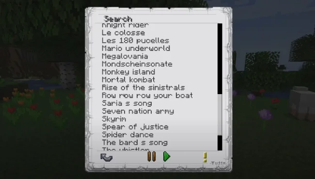 Виды музыки из мода Immersive Melodies