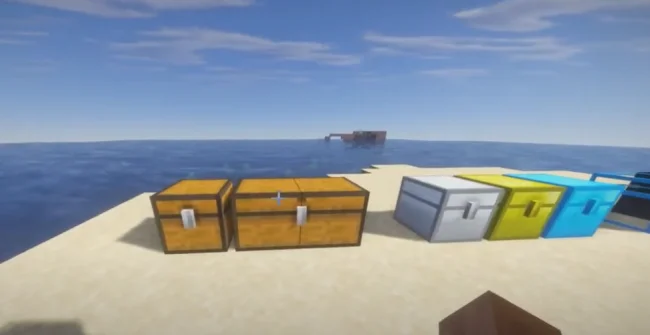 Обычные сундуки в сравнении с сундуками из мода Iron Chests