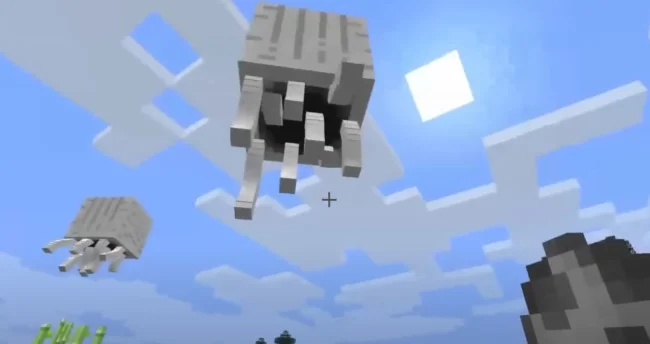 Анимация щупалец гаста из мода Better Animations Collection