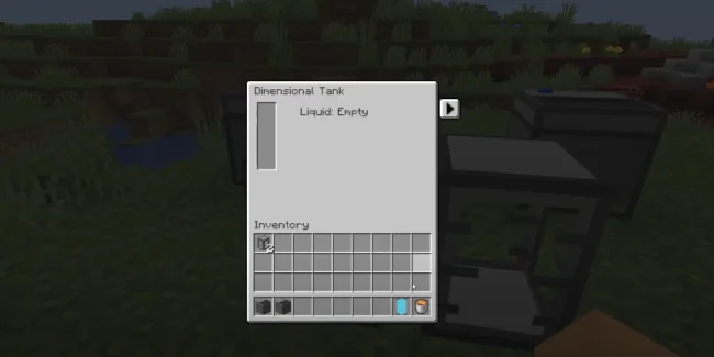 Настройка генератора из мода DimStorage