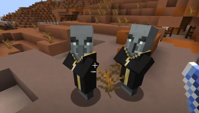 Вредные мобы из мода MC Dungeons Weapons