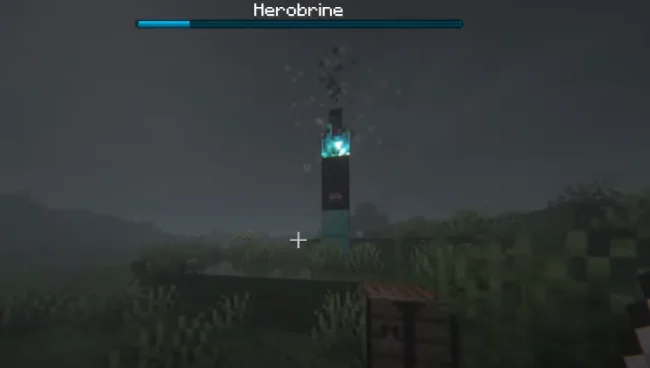Процесс создания Херобрина из мода The End of Herobrine