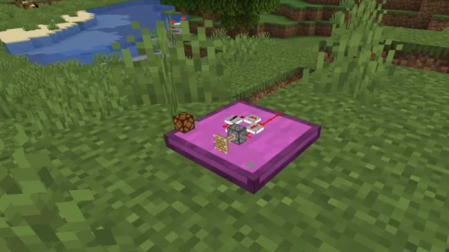 Механизм из мода Tiny Redstone