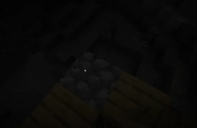 Страшный моб из мода Cave Dweller Reimagined вид сверху