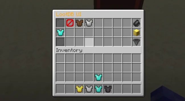 Предметы в сундуке из мода LootTweaker