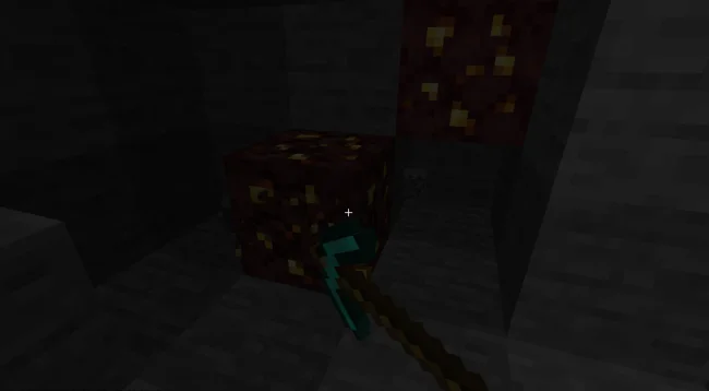 Эффект добычи руды из мода Fx Control