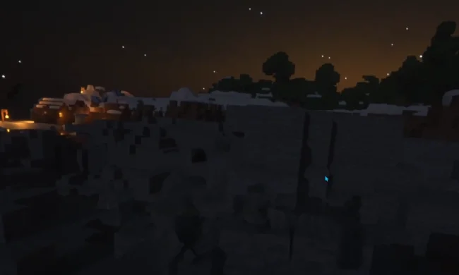 Анимация добычи камня с модом Vivecraft