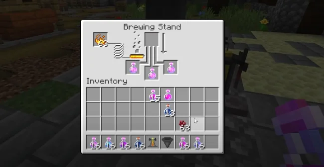 Настройка механизма из мода StackablePotions