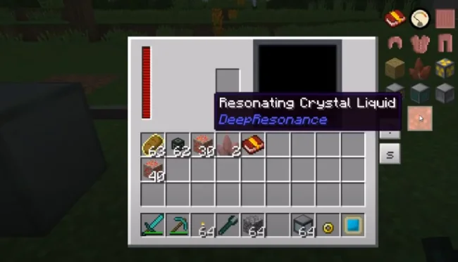 Настройка механизма из мода Deep Resonance