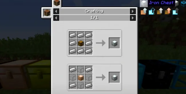 Крафты на железный сундук из мода FindMe