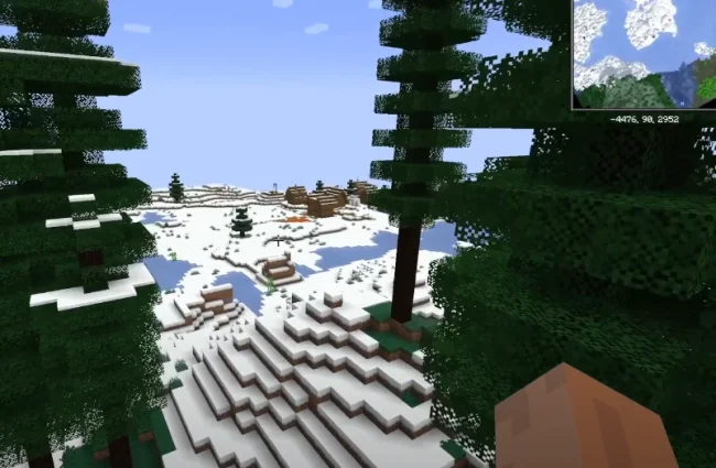 Новый зимний биом из мода Traverse Reforged