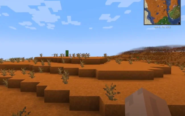 Новый пустынный биом из мода Traverse Reforged