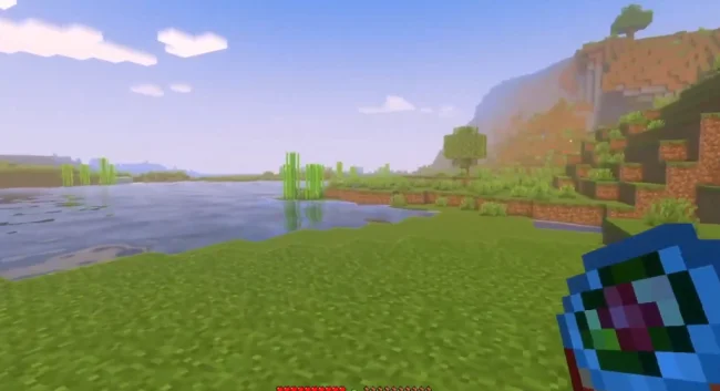 Суши из мода Sushi Go Crafting, вид от первого лица