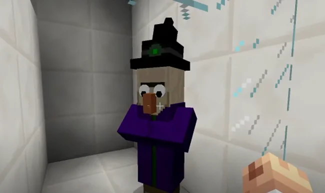 Житель с глазами из мода GooglyEyes