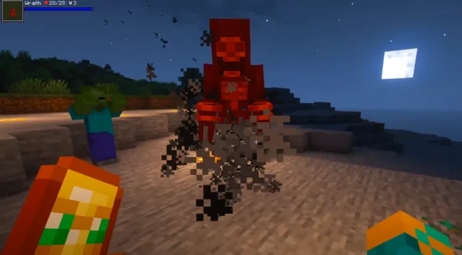 Призрачный моб из мода Undead Unleashed