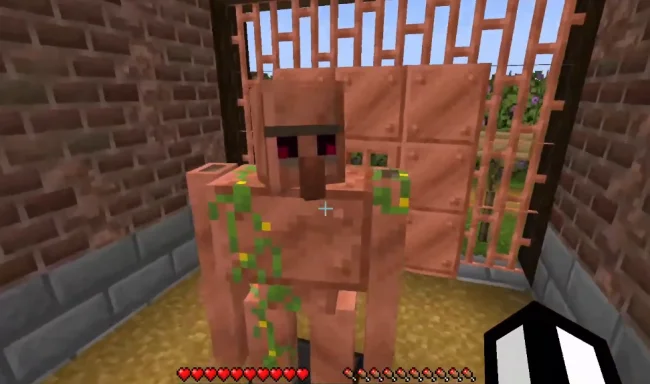 Медный голем из мода Everything is Copper